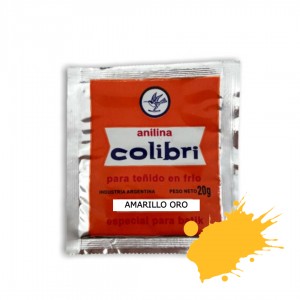 COLIBRI ANILINA AMARILLO ORO x 20gr